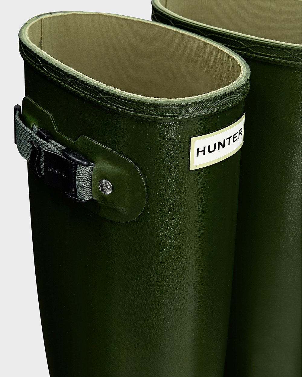 Hunter Norris Field Tall Rain Boots - Shop Womens Green - JYDLNK198